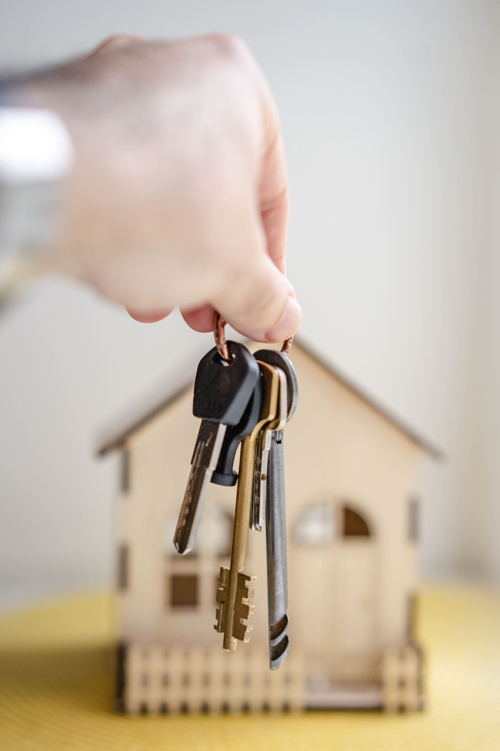 keys for new home bought using an FHA loan